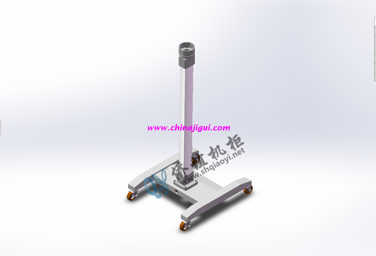 5575中型機床懸臂控制箱移動支架